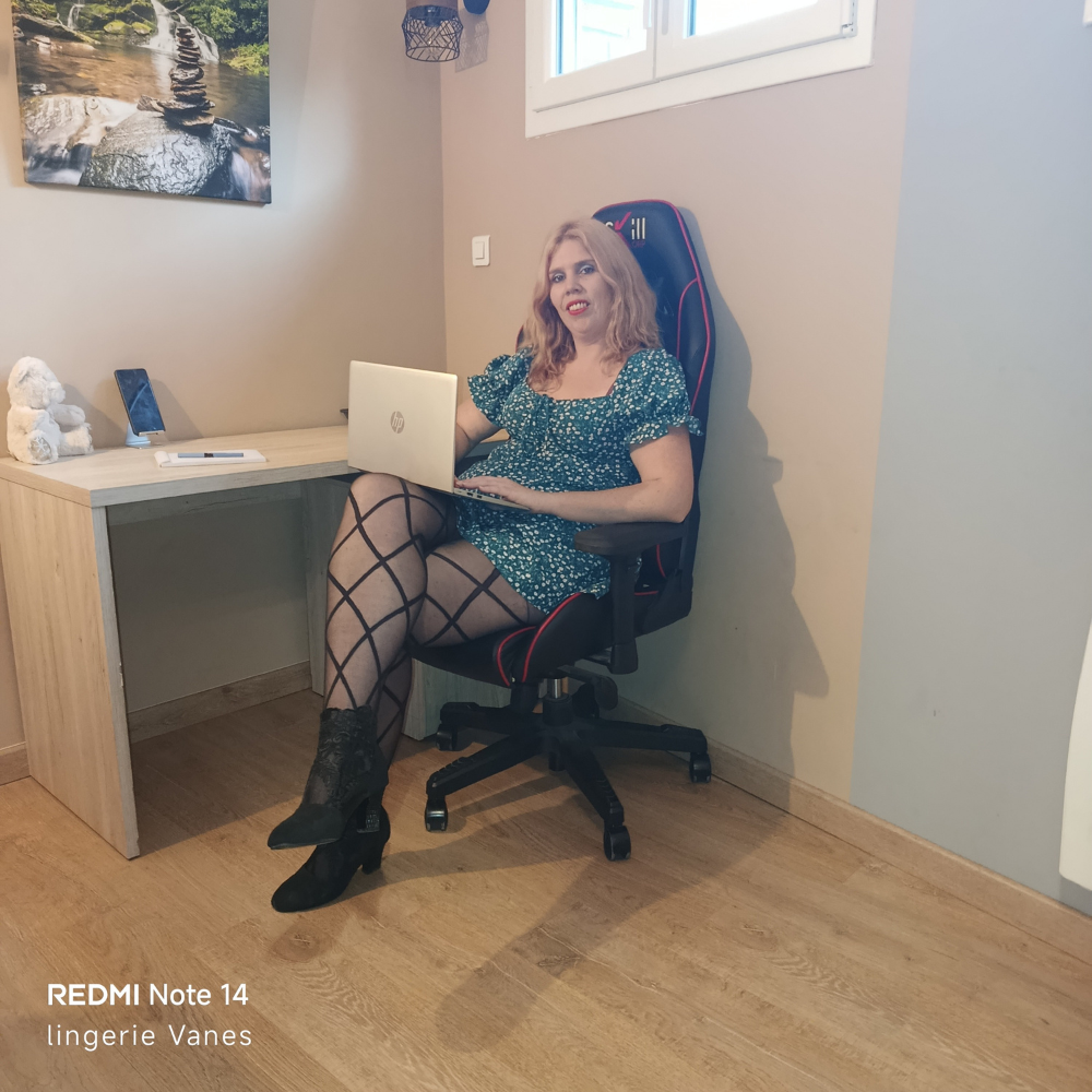 Collant voile motif grand losange