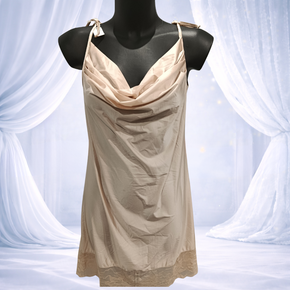 Nuisette satin marque Sawren modèle Mauve