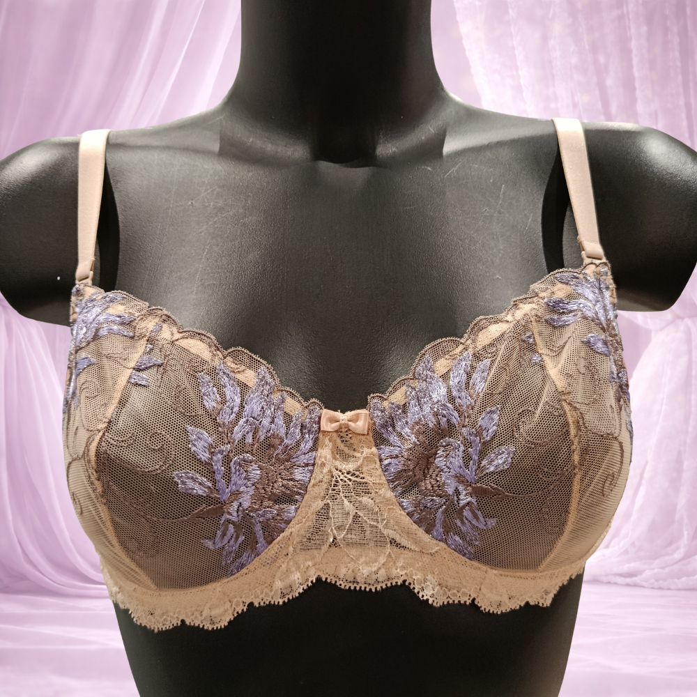 Soutien-gorge Sawren en dentelle brodée