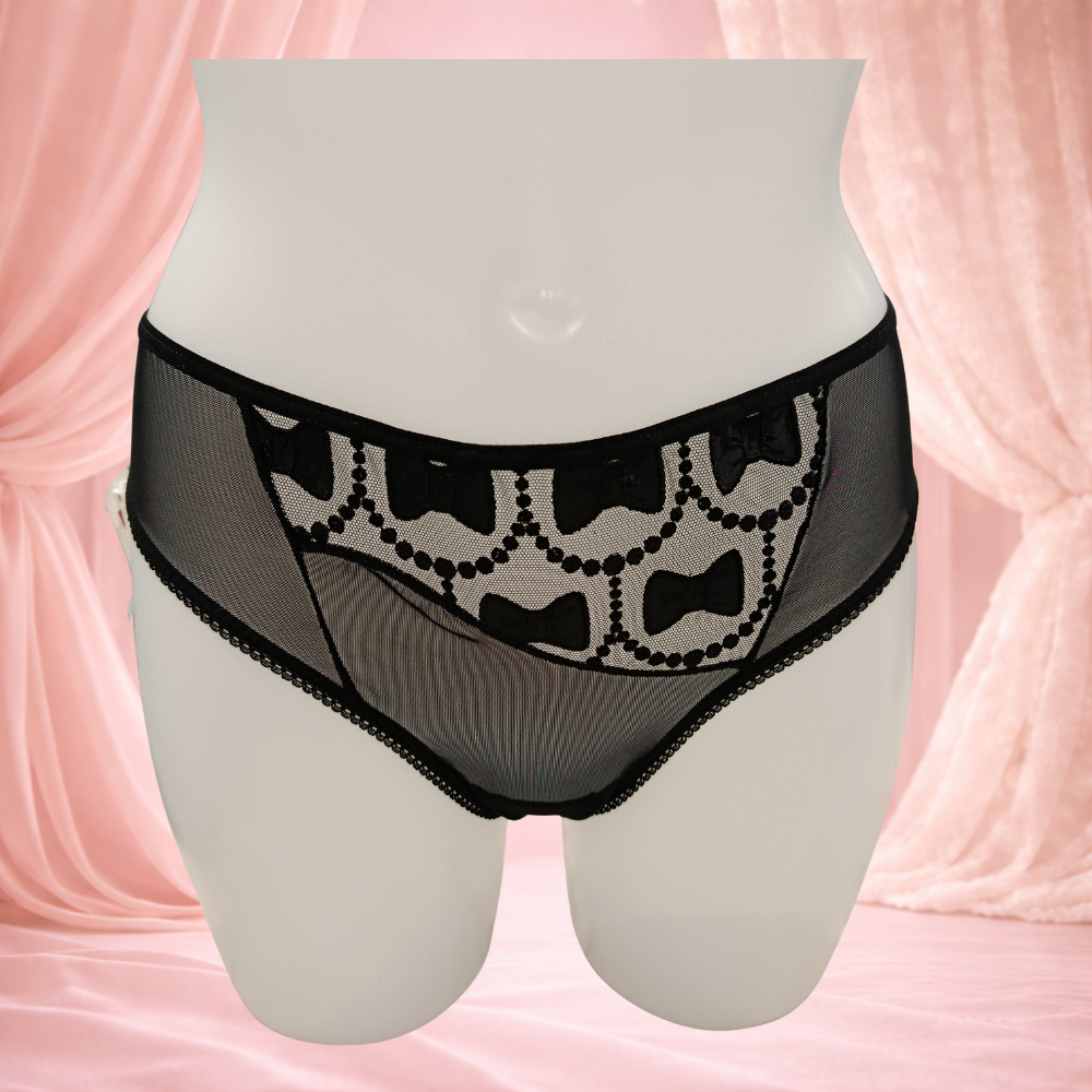 String Sawren – modèle Paradox effet satiné & nœud noir
