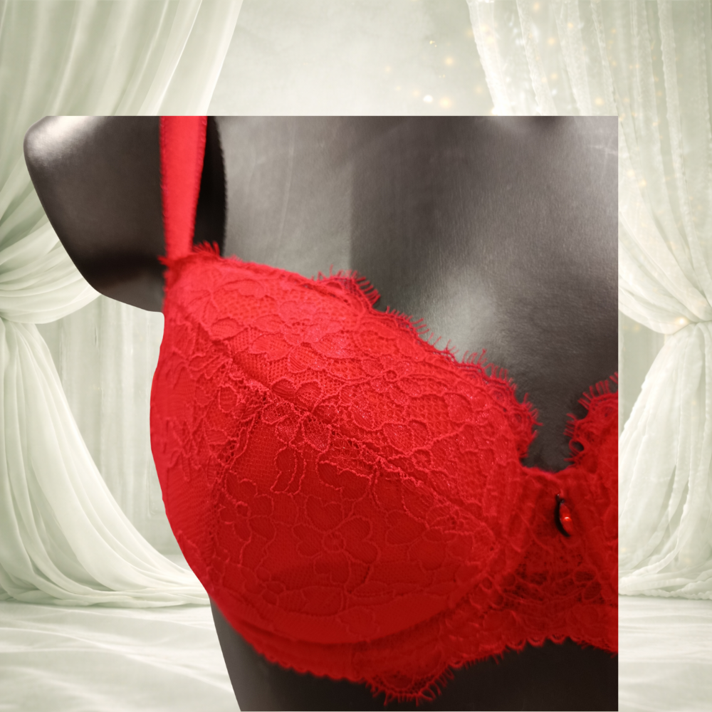 Soutien-gorge Sawren – modèle Scandal en dentelle rouge