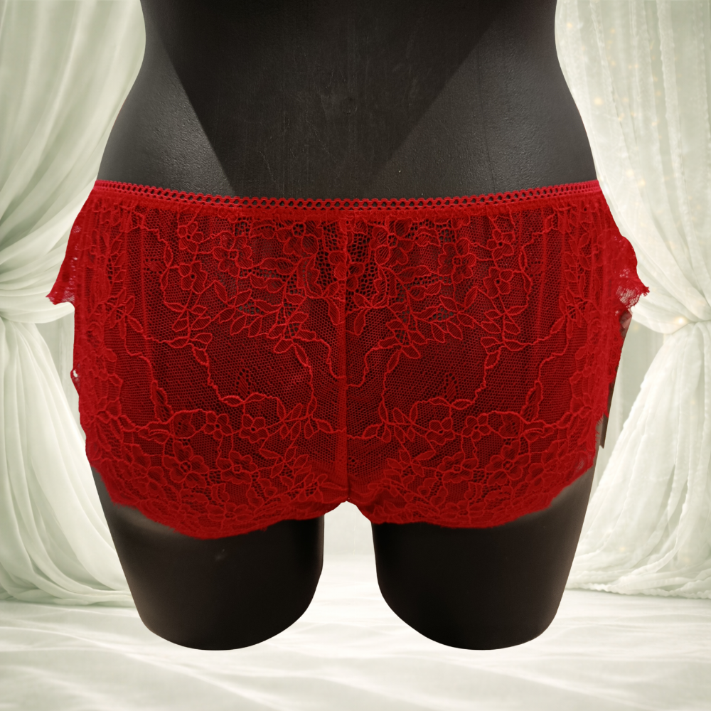 Culotte Sawren – modèle Scandal en dentelle rouge
