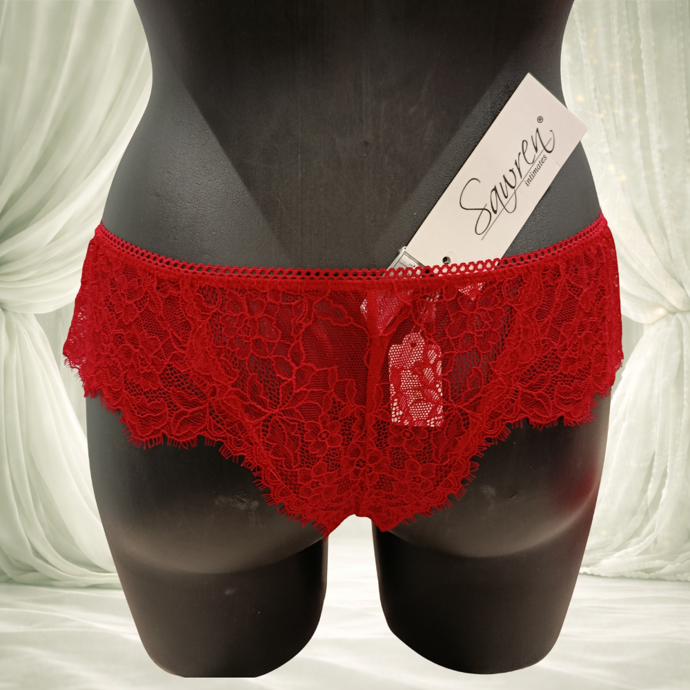 Tanga Sawren – modèle Scandal en dentelle rouge