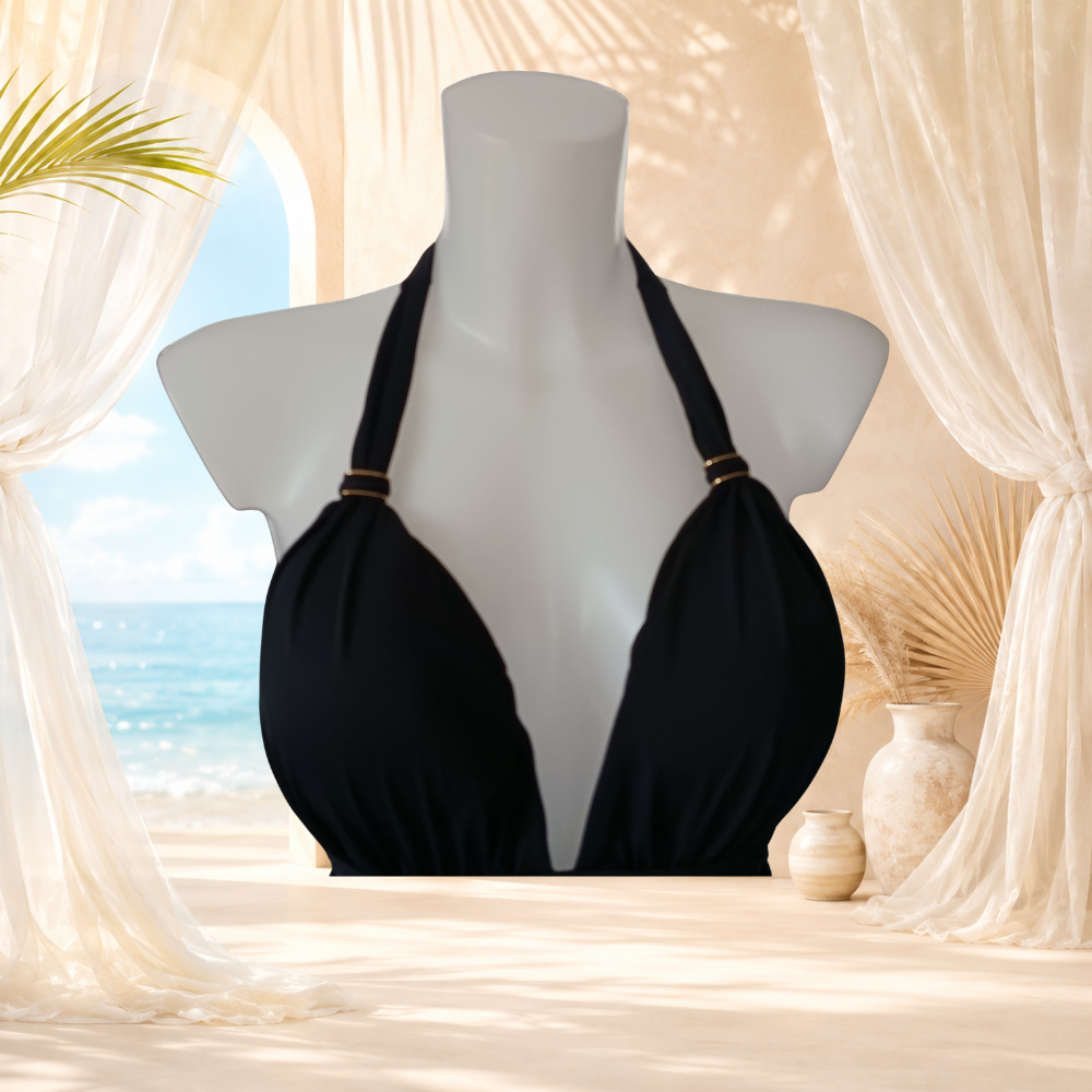 Maillot de bain 1 pièce vintage noir