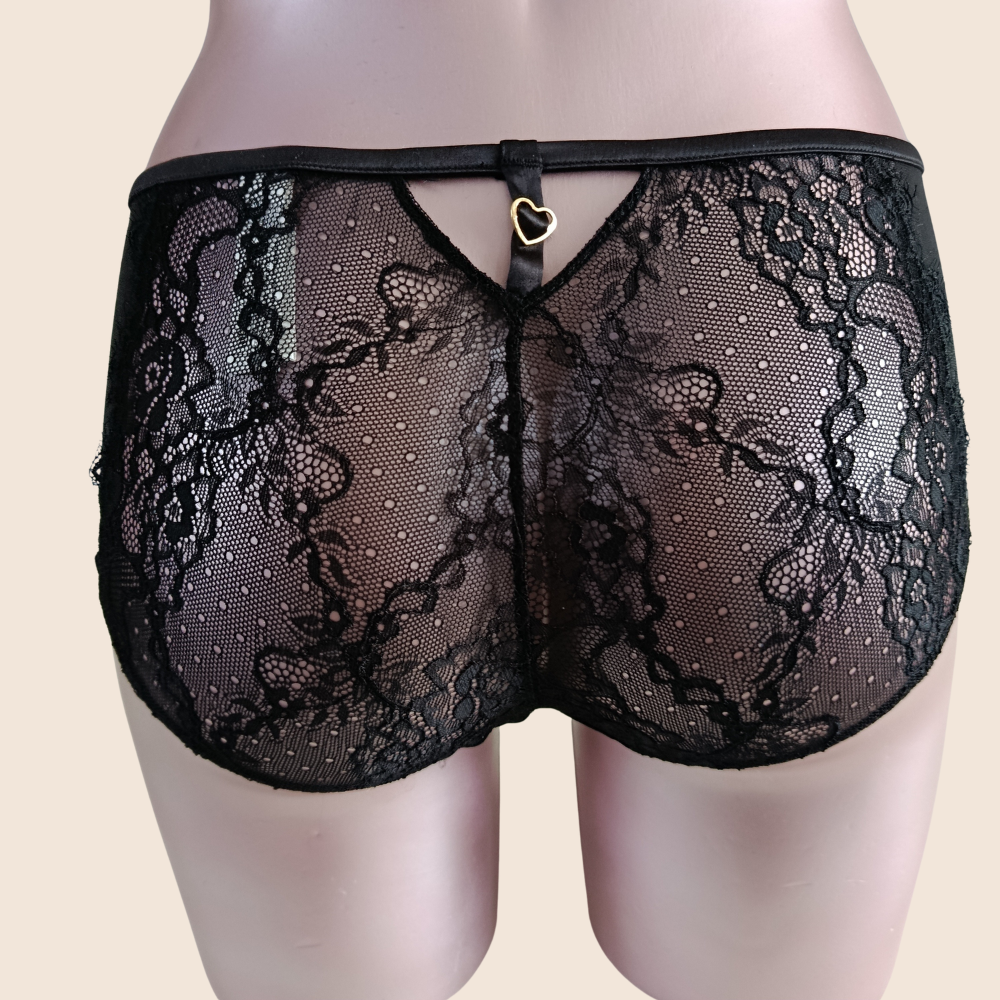Ensemble gris et noir avec shorty
