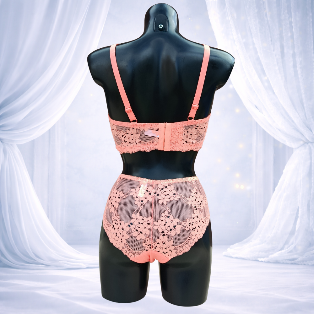 Ensemble lingerie corail bonnet F