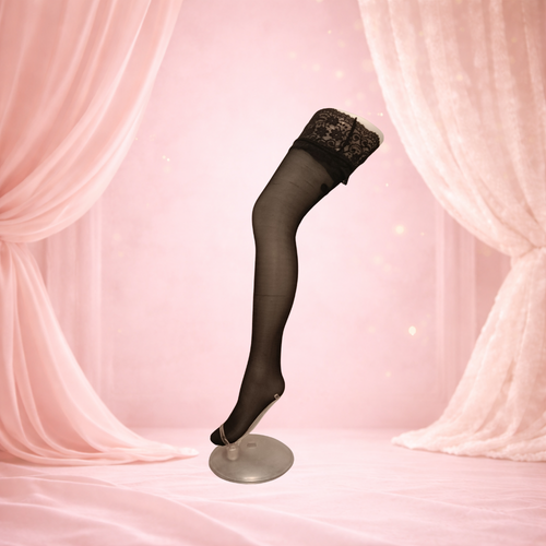 Bas fantaisie élégance auto fixant