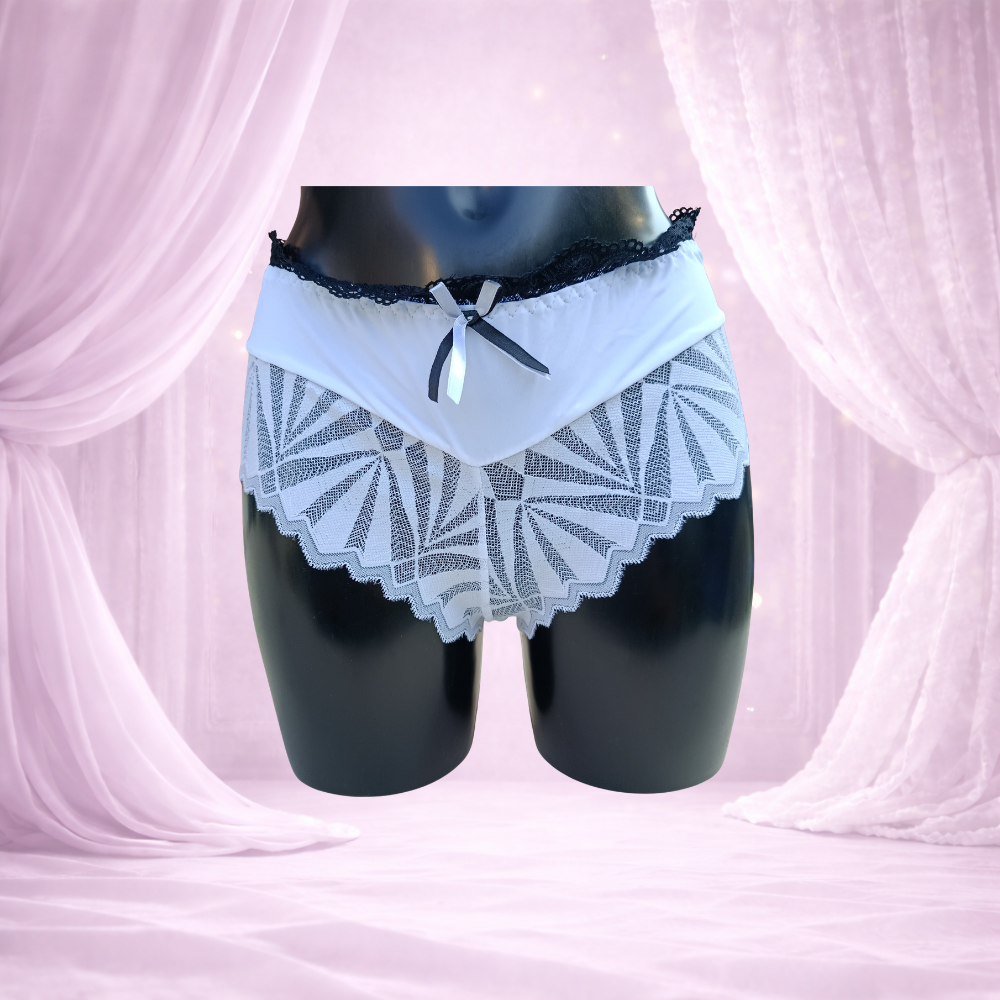 Ensemble lingerie dentelle graphique