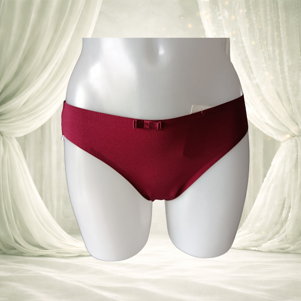 Ensemble satin bordeaux