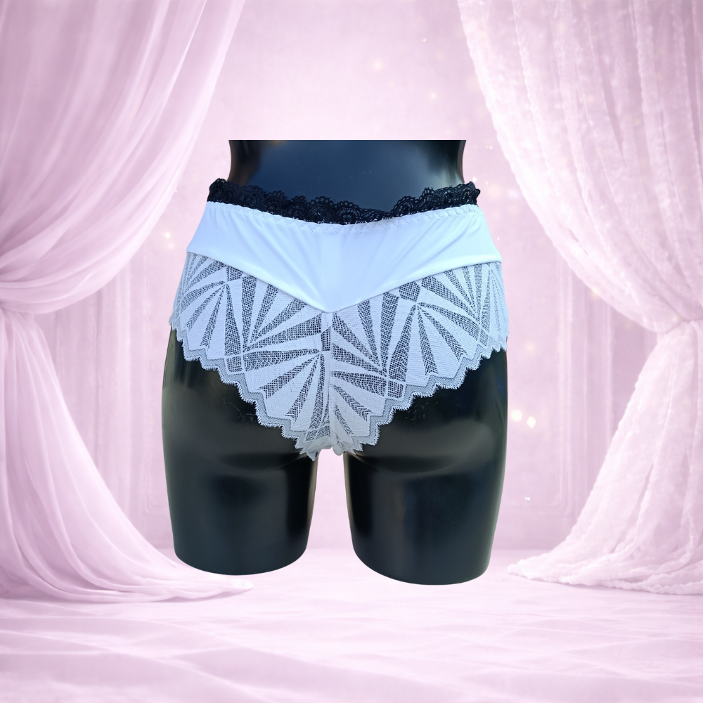 Ensemble lingerie dentelle graphique