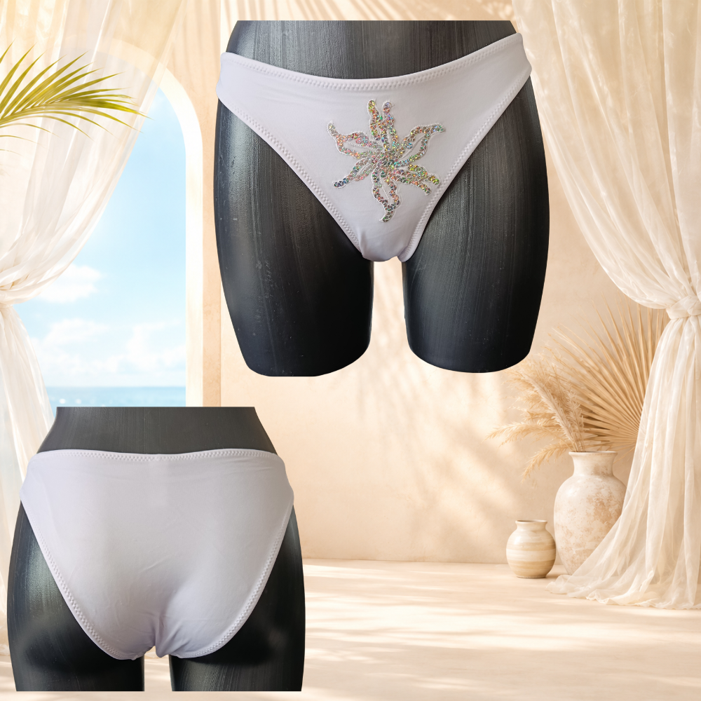 Bikini lilas étoile de mer