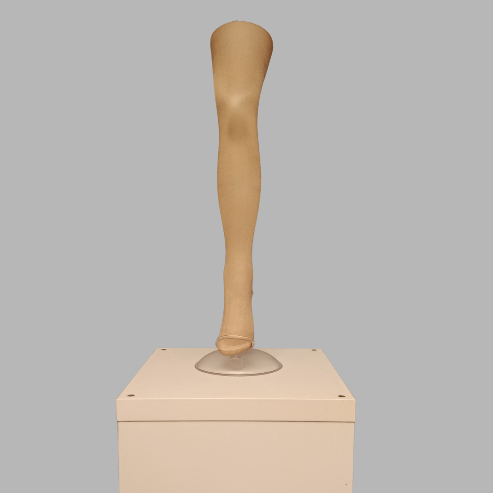 Collant voile beige classique