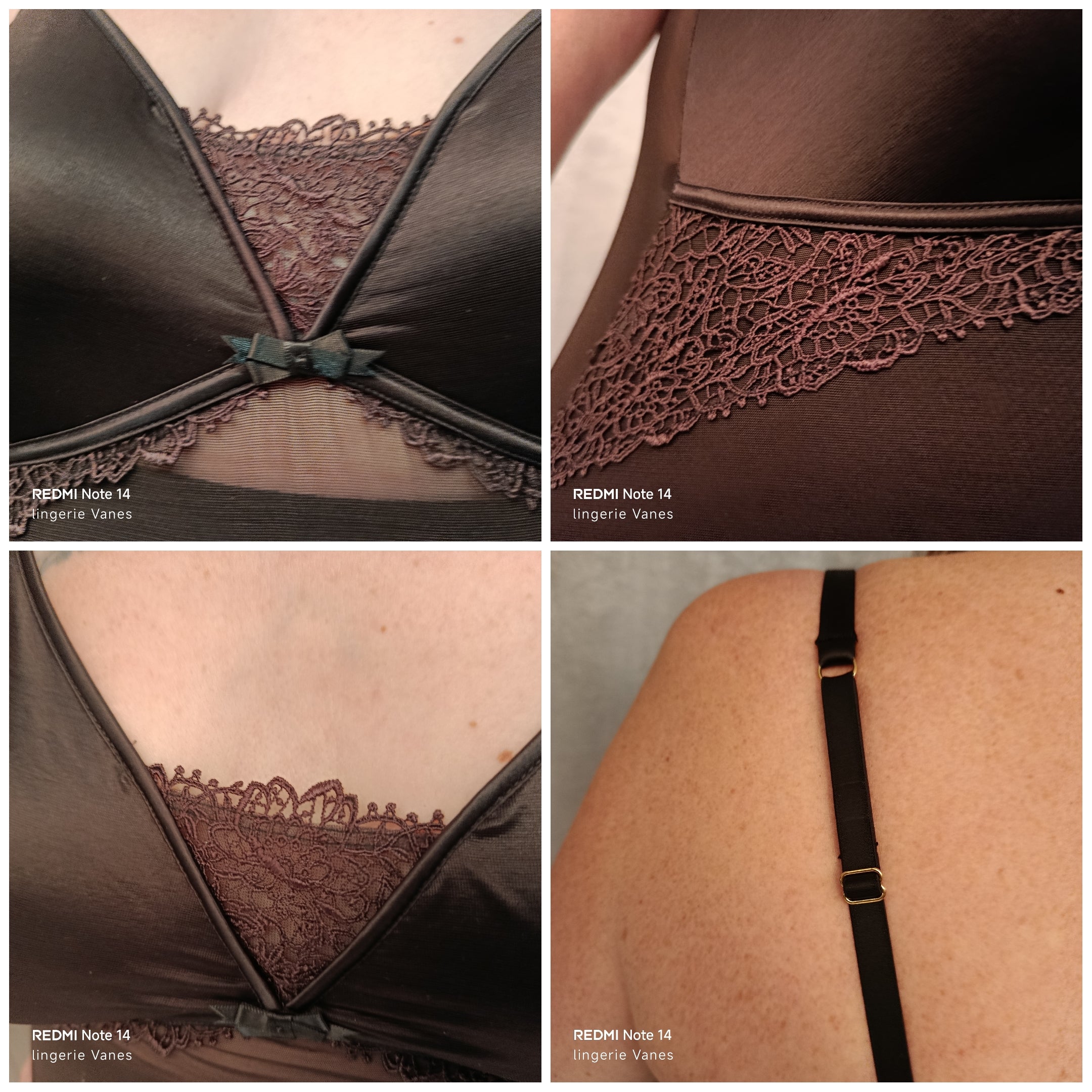 Nuisette satin et transparente