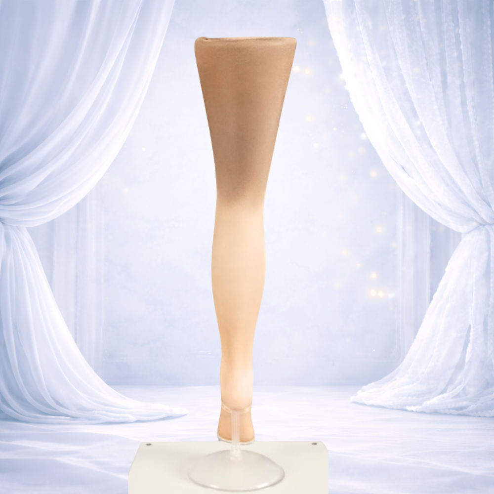 Collant voile beige classique